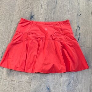 Athleta Women’s Red Women's Tennis Skirt Size S 💯 Perfect!